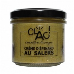 Crème d'épinard au Salers...