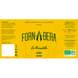 Bière blonde BIO Fornabera...