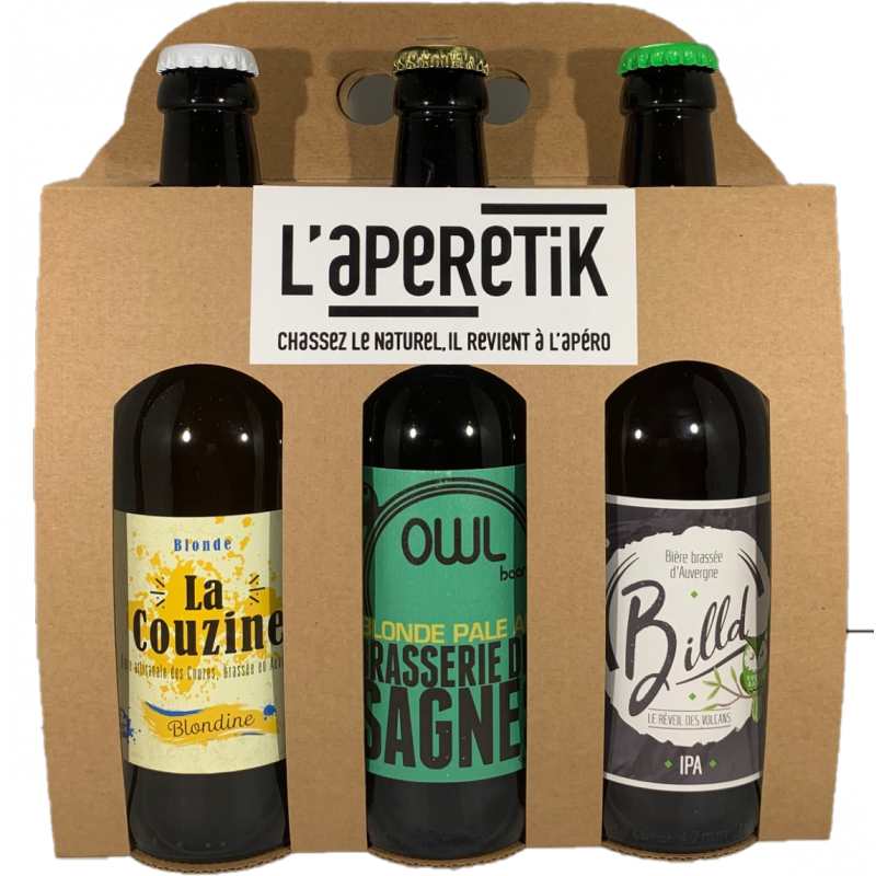 Coffret 3 bières Auvergnate