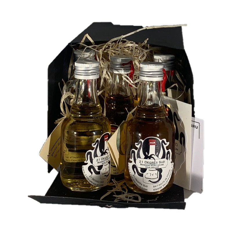 Kit de préparation pour rhum arrangé exotic