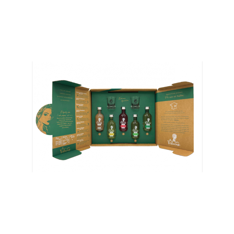 Mignonnette de liqueur en coffret - Achat de coffret de